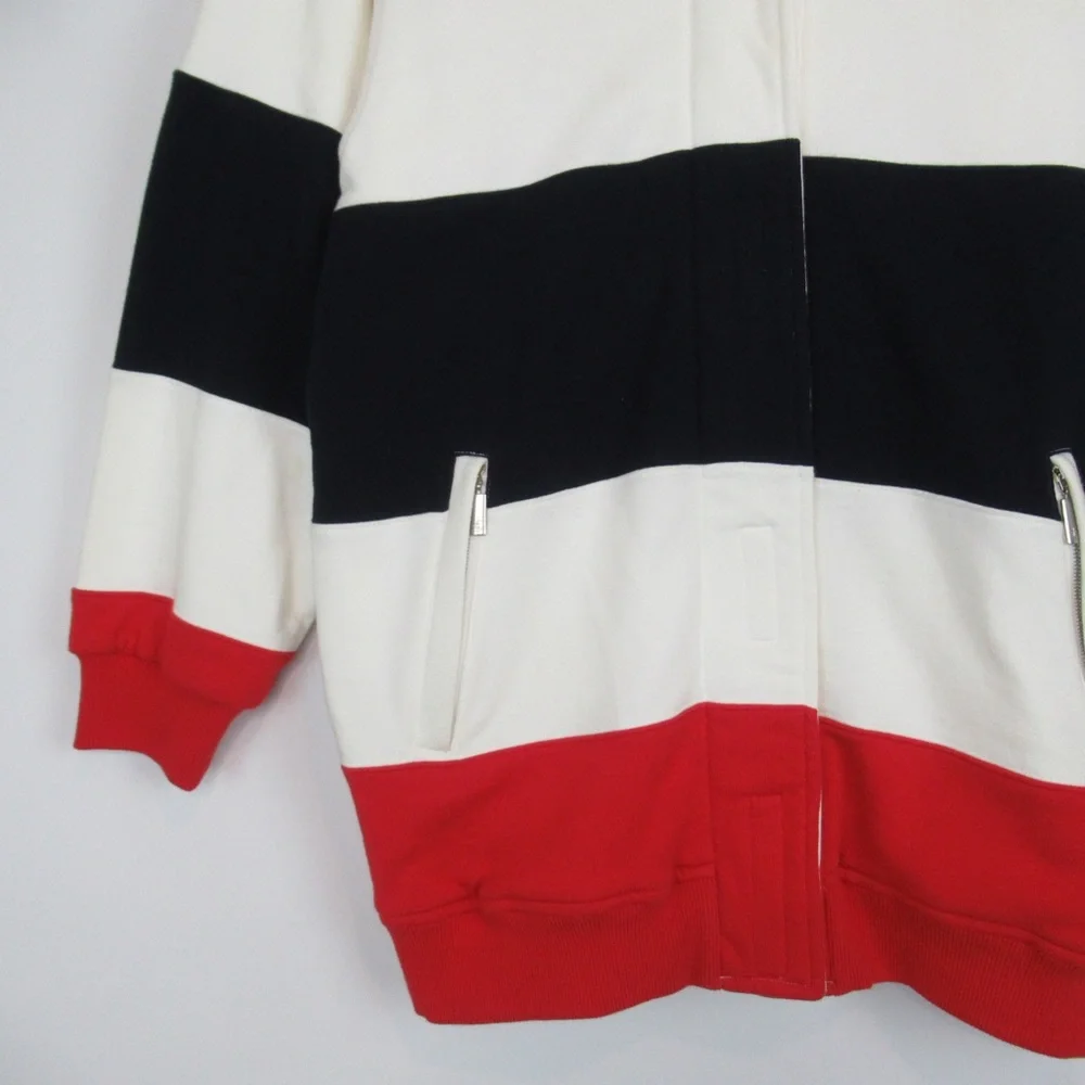 Escada Sport Vintage Zip Front Colorblock Sweatshirt Mens Small